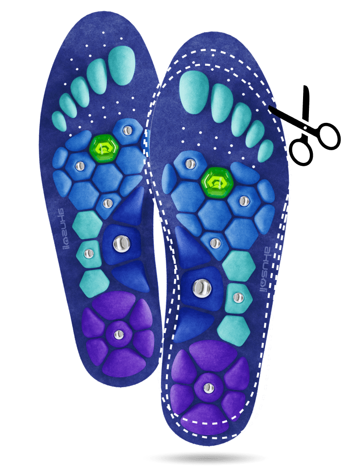 AcuBalance™ plantillas magnéticas masajeadoras de acupresión