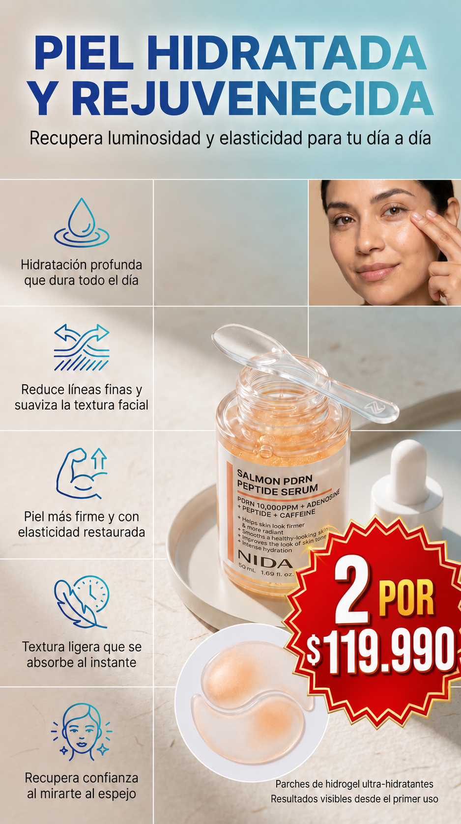 🇺🇸Semen De Salmon Serum🇺🇸 - LLEVA 2 X PRECIO ESPECIAL+ OBSEQUIO !OFERTA VALIDA SOLO POR HOY!