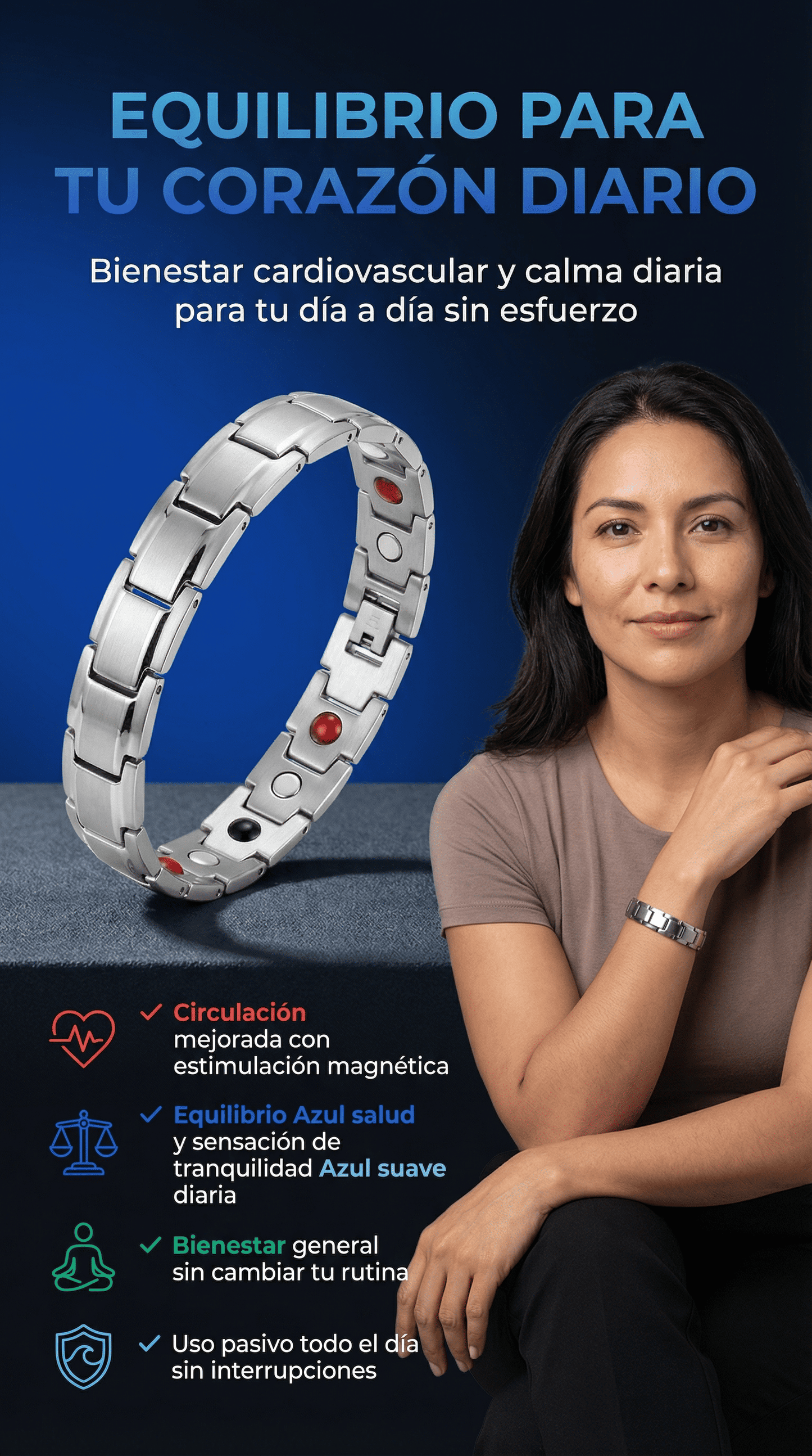 👉 GlucoBalance™ – Pulsera Magnética de Regulación 2x1