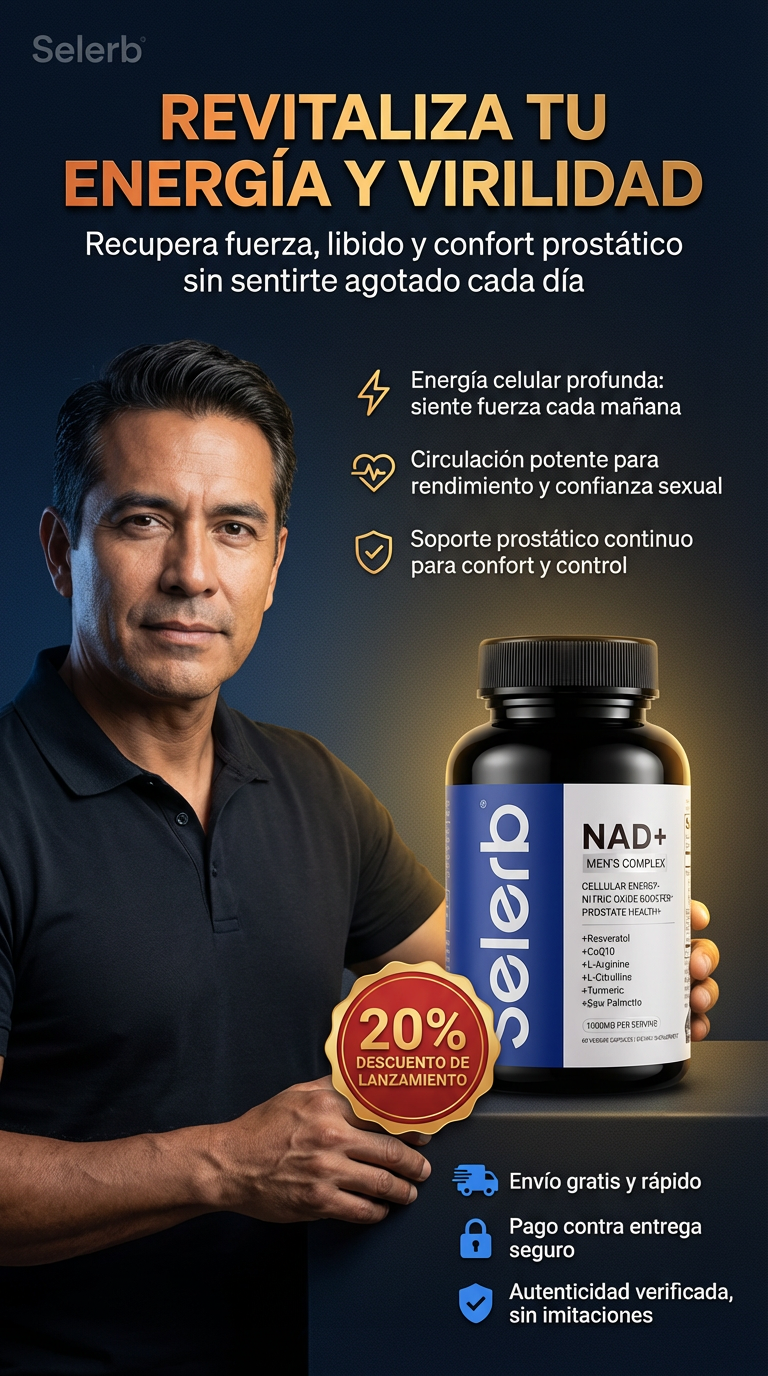 Selerb Nad+ Pro For Men- !OFERTA ESPECIAL 2x1 SOLO POR HOY!