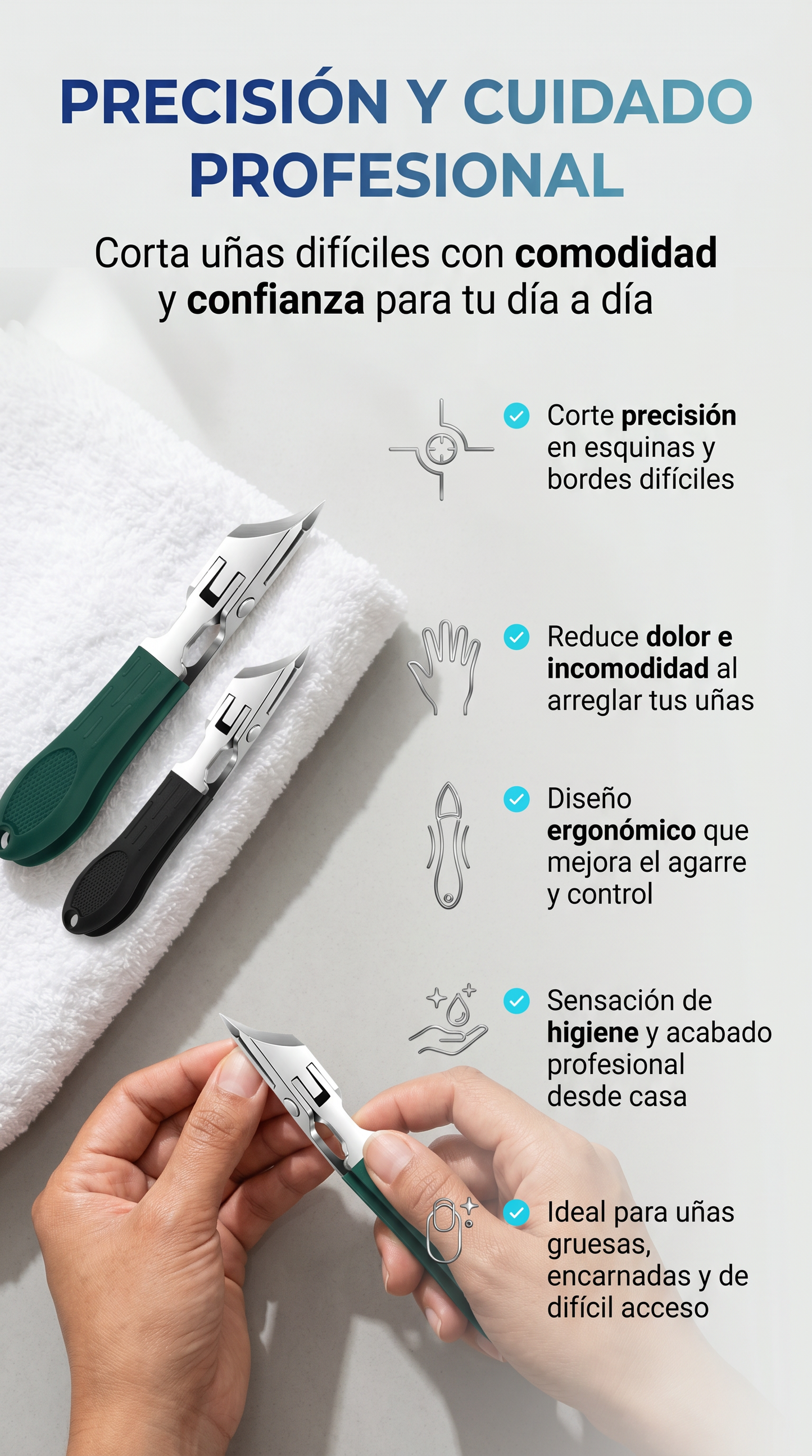 corta uñas punta redonda- 2X1 ! SOLO POR HOY PRECIO REBAJADO!