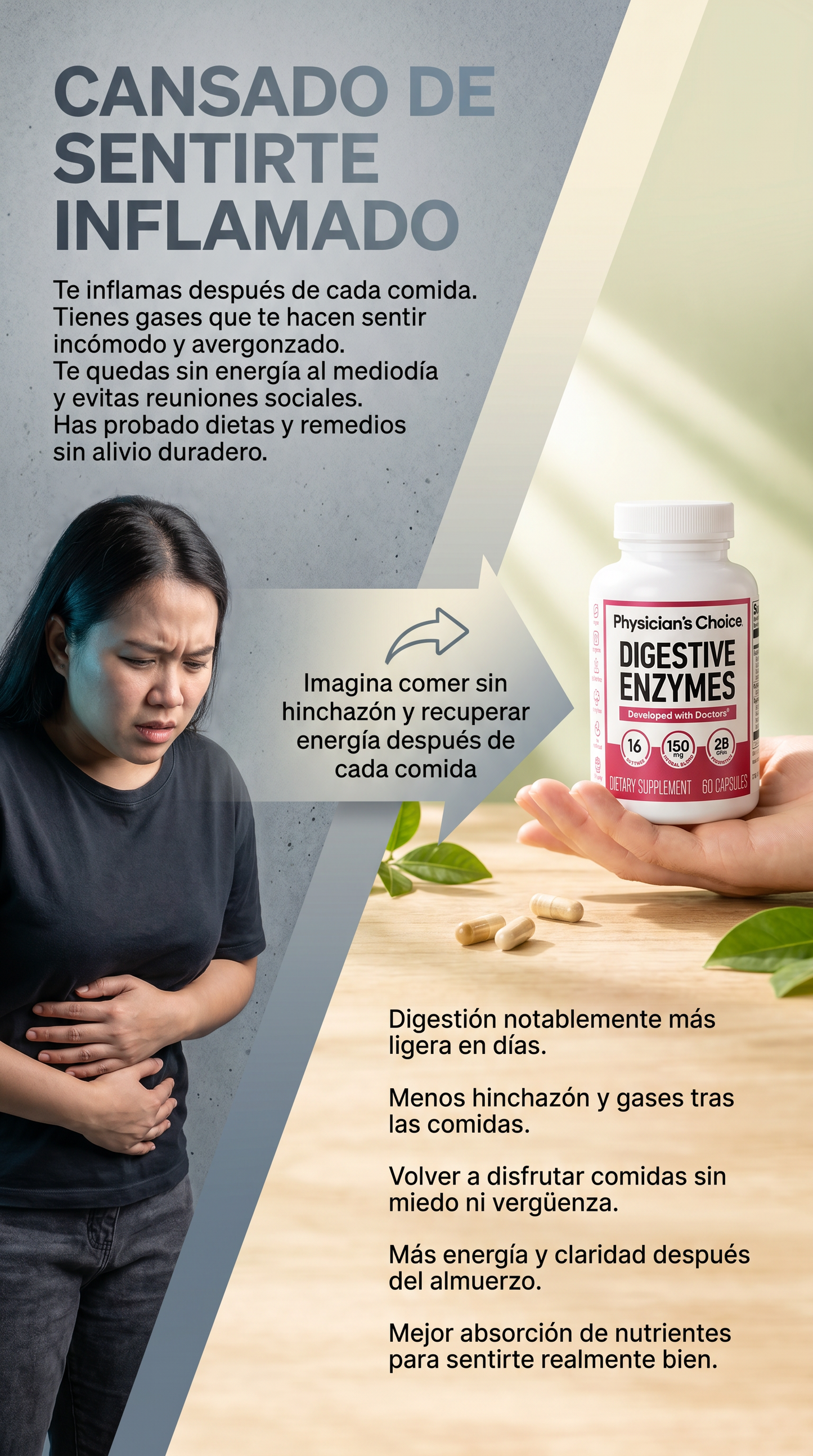 Digestive Enzymes+!OBSEQUIO TOTALMENTE GRATIS- PROMOCION VALIDA SOLO HOY 2X1!
