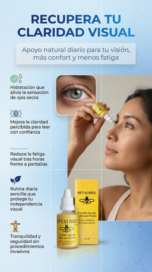 Gotas Oftamiel ADIOS CATARATAS- OBTEN 2 POR 1! !PRECIO ESPECIAL SOLO POR HOY!