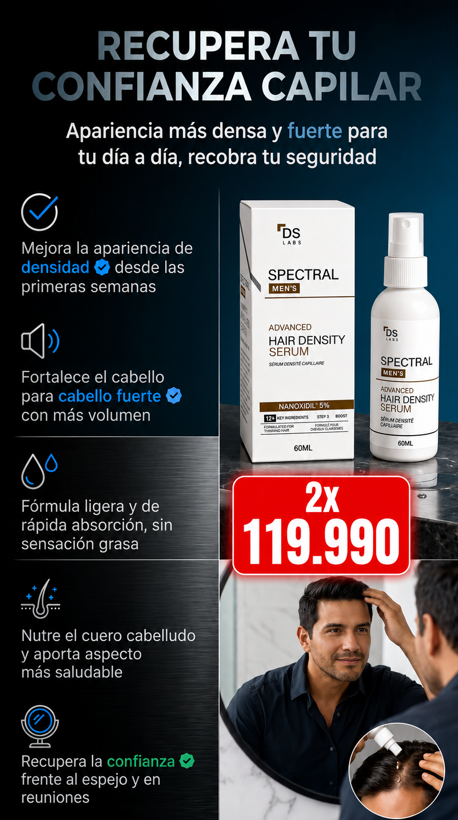 🇺🇸Spectral Serum 🇺🇸- 💆‍♀️! PROMO IMPERDIBLE 2x1 SOLO HOY!+OBSEQUIO GRATIS