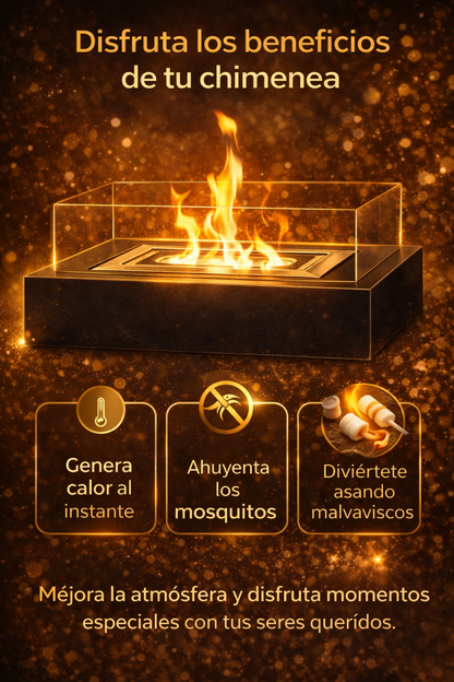 CALMA FLAME™ – Chimenea de Mesa Premium sin Humo
