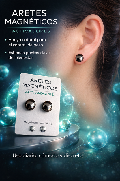 🧲 AURAFIT™ ARETES MAGNETICOS PERDIDA DE PESO