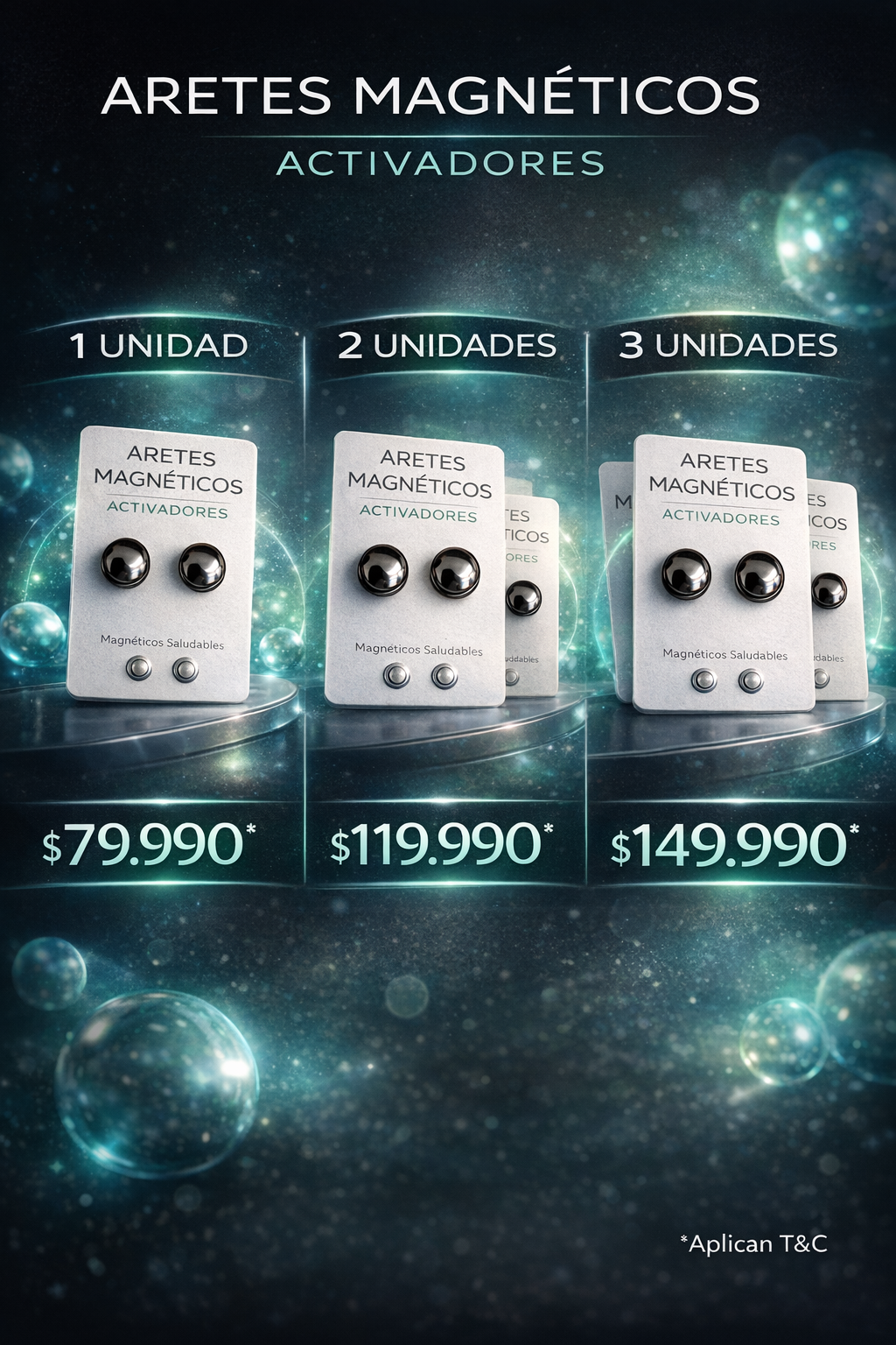 🧲 AURAFIT™ ARETES MAGNETICOS PERDIDA DE PESO