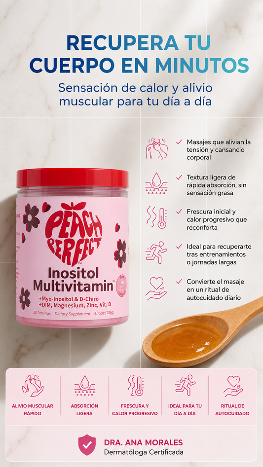 Peach Perfect Inositol Multivitamin- !OFERTA SOLO POR HOY! 2X1+OBSEQUIO GRATIS
