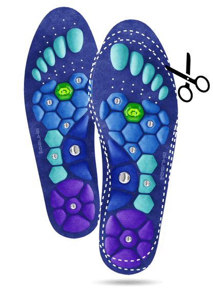 AcuBalance™ plantillas magnéticas masajeadoras de acupresión