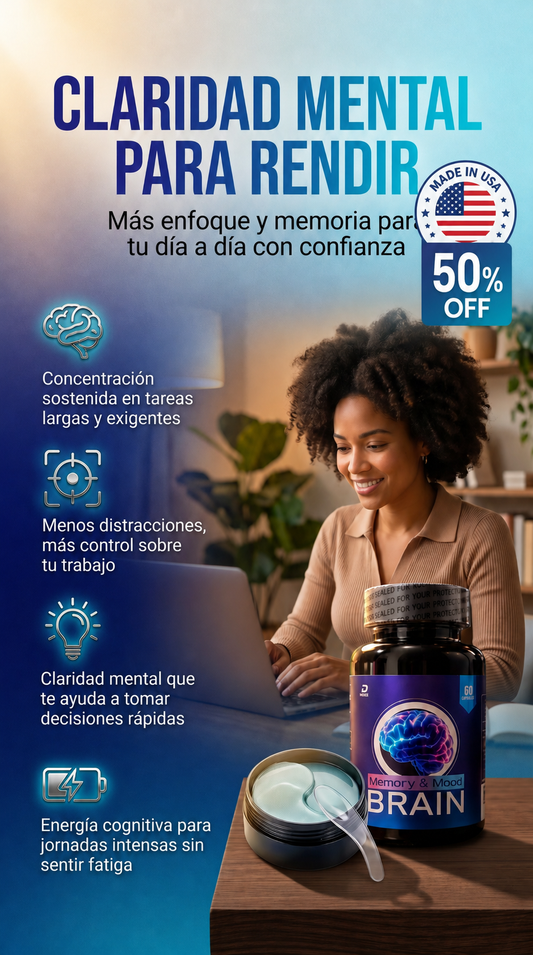 Memory Mood Brain X60 Caps🇺🇸- !OFERTA VALIDA SOLO POR HOY! +OBSEQUIO ESPECIAL!