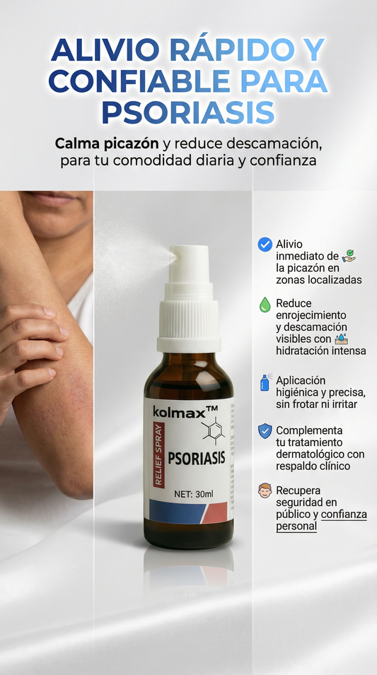 SPRAY QUITA PSORIASIS- COMPRA 1 LLEVA 4!