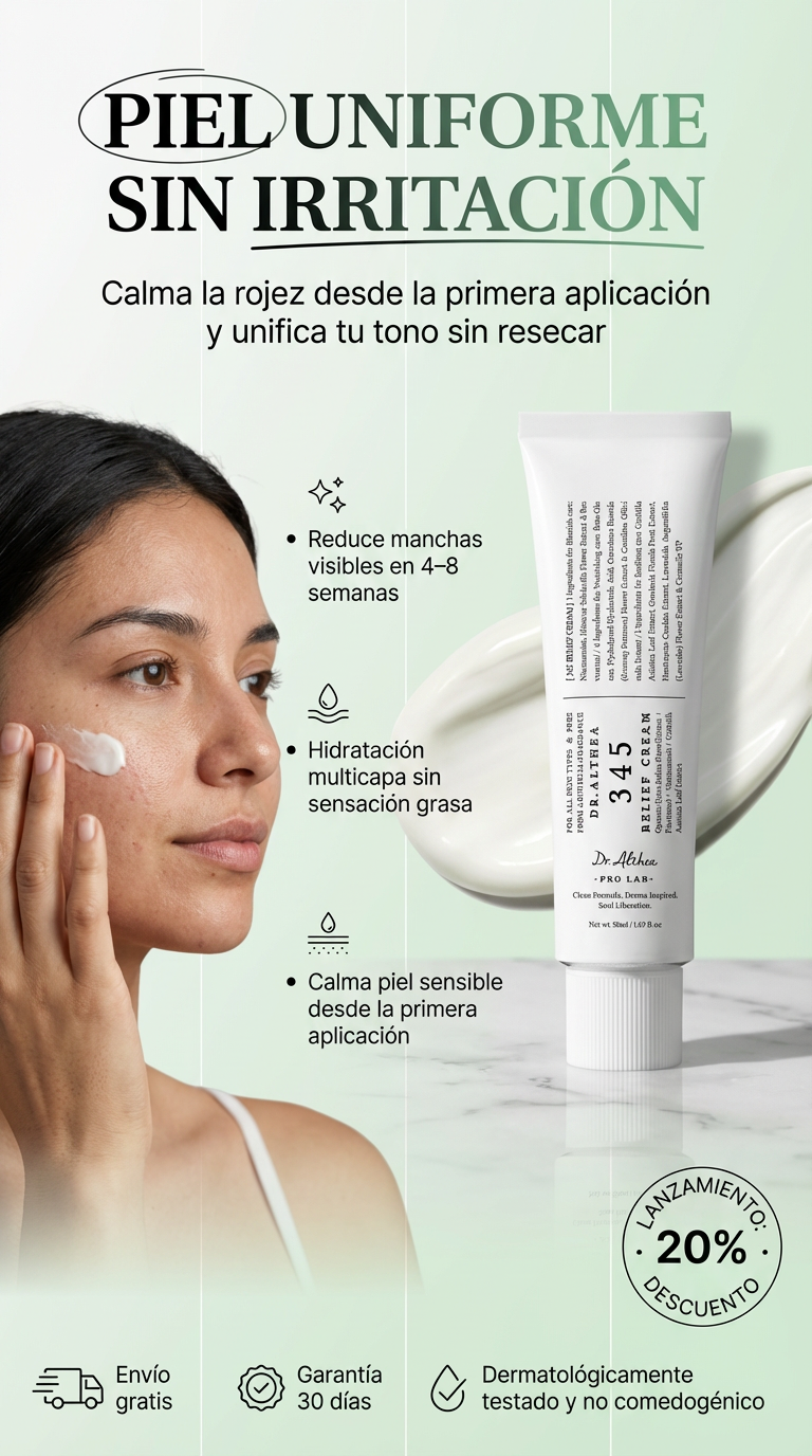 Crema Dr. Althea 345 - Adiós a las irregularidades en tu piel-COMPRA 2 POR UN 1 PRECIO ESPECIAL!