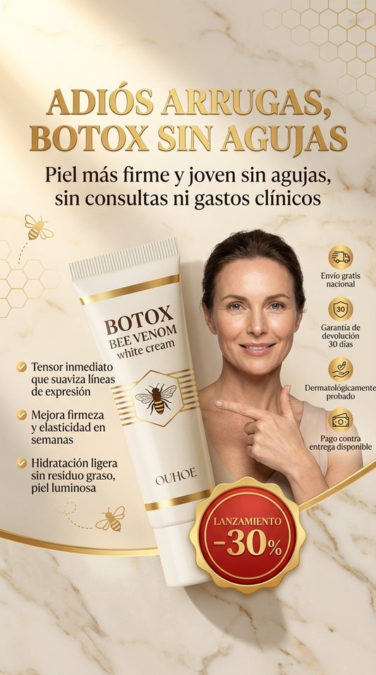 Botox Bee Venom – Crema Facial Antienvejecimiento- COMPRA 1 RECIBE 2! SOLO HASTA ESTA NOCHE!