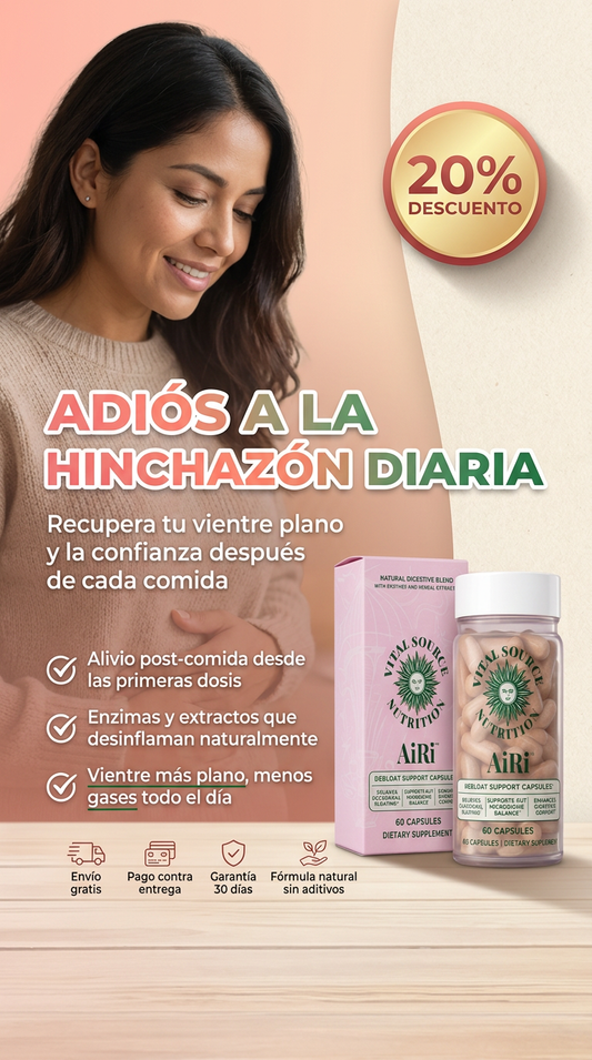 AiRi – Debloat Support Capsules | Bienestar Digestivo Natural-!SUPER OFERTA SOLO POR HOY!