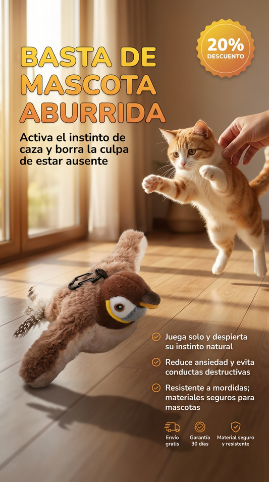 Flappy Bird - Juguete Volador para Mascotas