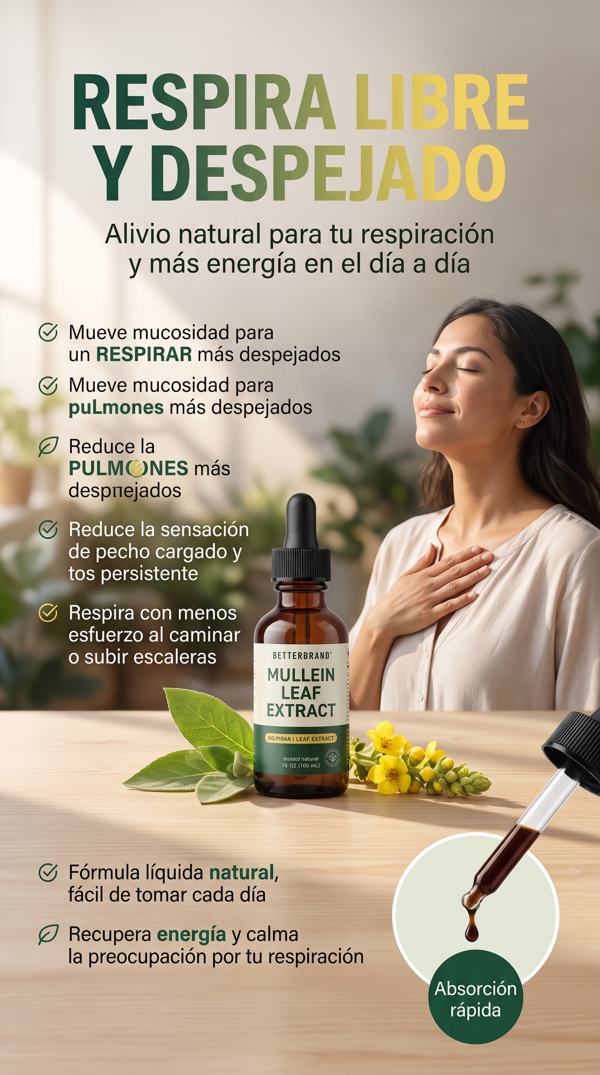 🇺🇸MULLEIN Limpieza Pulmonar🇺🇸 - 2 POR EL PRECIO DE 1-  !SOLO HOY!