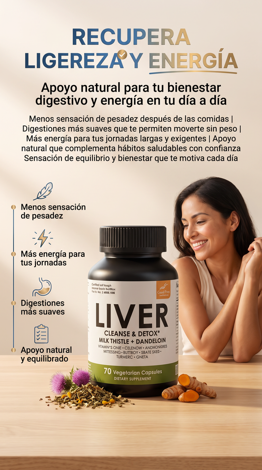 Liver Cleanse Detox🔥- !OFERTA SOLO HOY! 2x1 + ENVÍO GRATIS