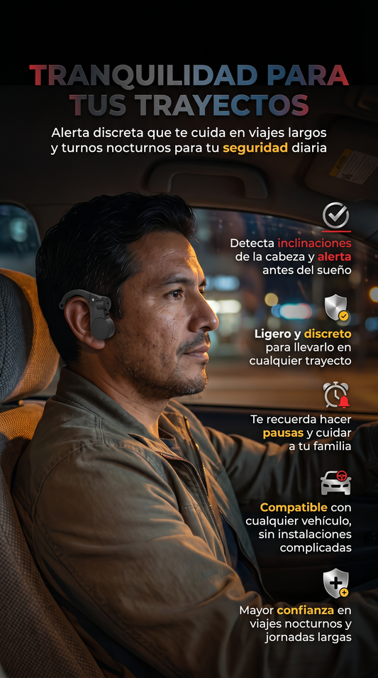 🇺🇸 Dispositivo Anti sueño 🇺🇸 Conductores  !OFERTA SOLO HOY!  2x1 +  envío TOTALMENTE GRATIS